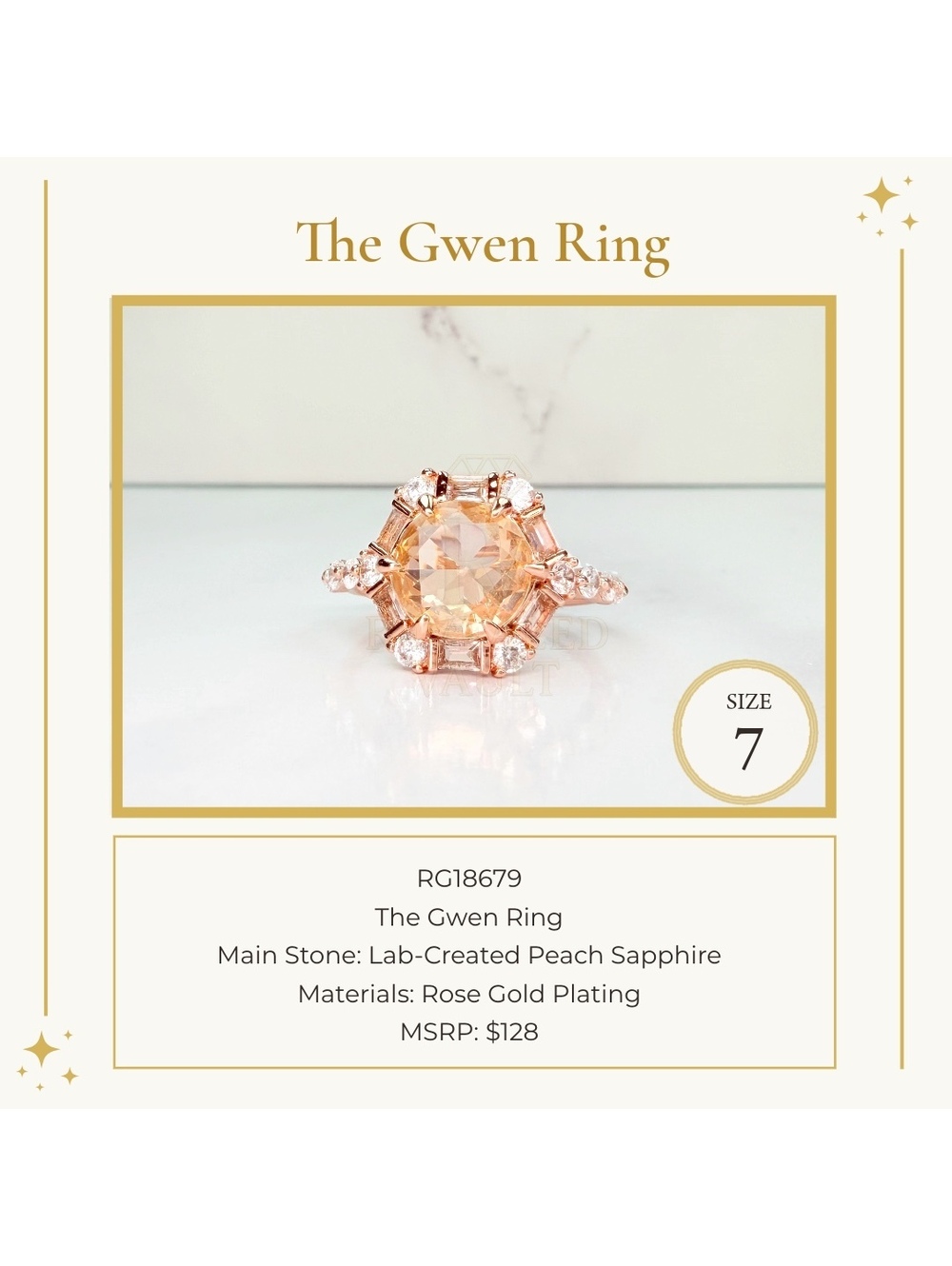 The Gwen Ring - Size 7 - OG